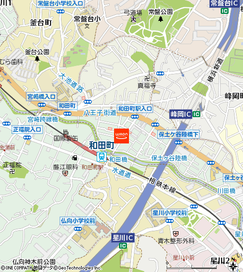 まいばすけっと和田町駅前店付近の地図